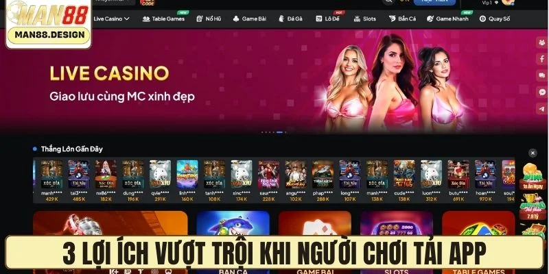 3 lợi ích vượt trội khi người chơi tải app 