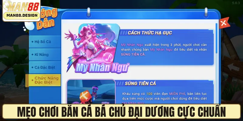 Mẹo chơi bắn cá bá chủ đại dương cực chuẩn