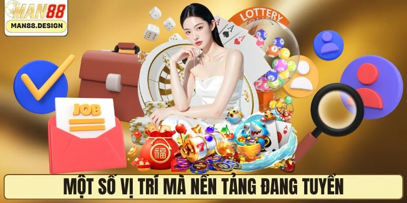 Một số vị trí mà nền tảng đang tuyển 