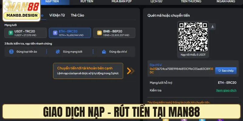 Quy trình giao dịch nạp rút an toàn nhất